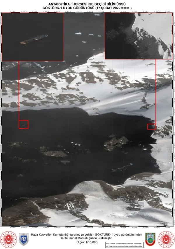 Göktürk-1 görüntüleri yayınladı! İşte Horseshoe Adası ve Dismal Adası
