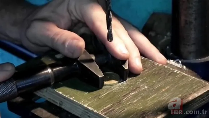 Bozuk paradan yaptı! Görenler hayran kaldı 2