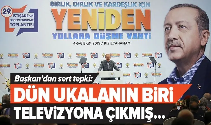 Başkan Erdoğan: “Dün televizyonda bir ukala çıkmış…”