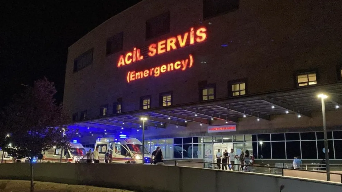 Çorum'da korkunç kaza! Tabanca araç içinde ateş aldı