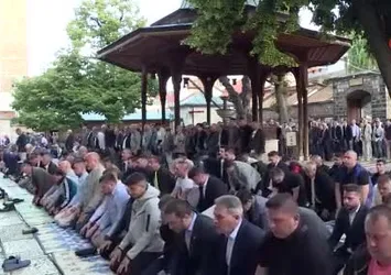 Bosna-Hersek'te bayram namazı kılındı