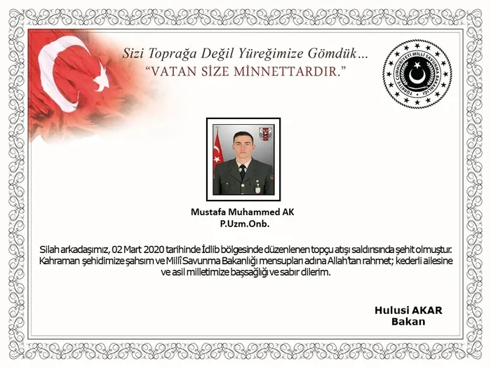 Son dakika: İdlib'de 1 Mehmetçik şehit oldu 1 askerimiz de yaralandı - 1