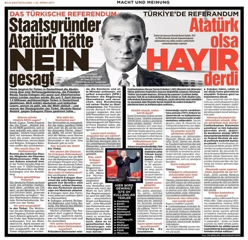 Alman Bild gazetesinden büyük küstahlık - 1
