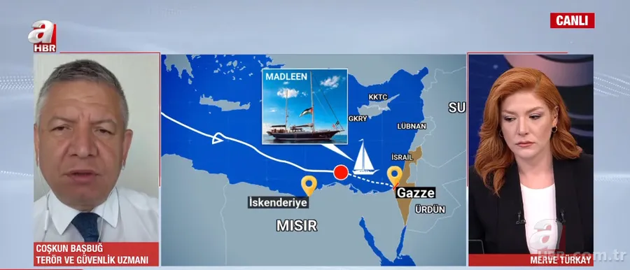 İsrail teröristleri Madleen gemisini ele geçirdi! A Haber’de çarpıcı detay: Kirli propaganda 10