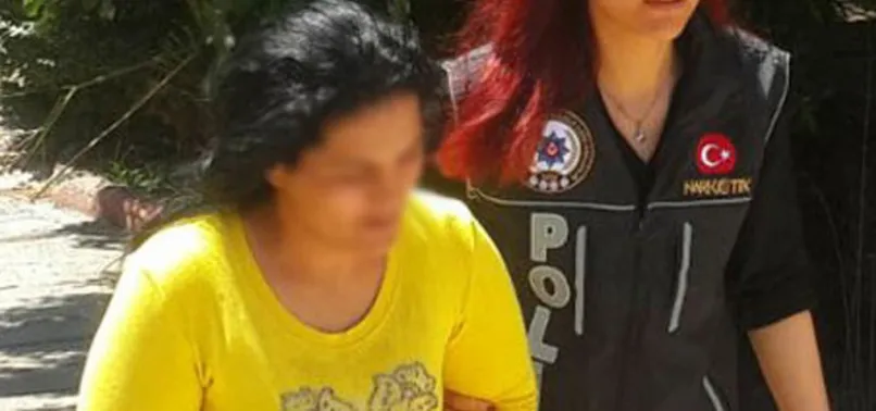 Uyuşturucuları toprağa gömerken yakalandı!