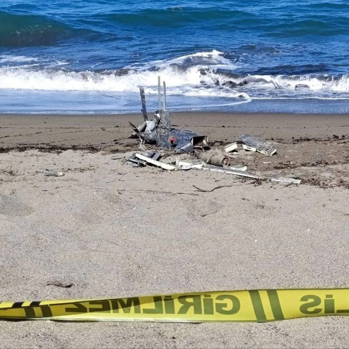Halk plajında ekipleri alarma geçiren görüntü! Parçalanmış halde bulundu