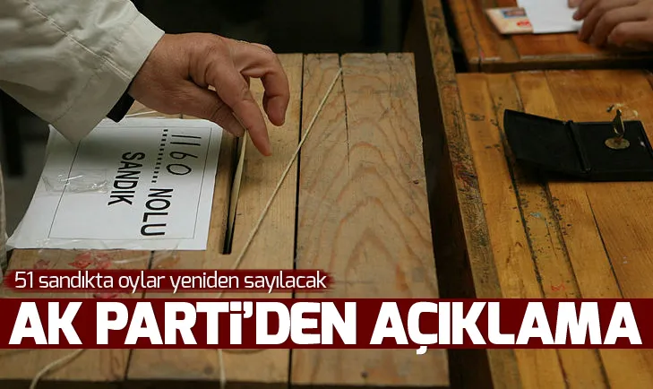 YSK toplantısının ardından AK Partiden açıklama