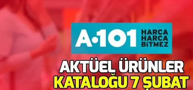 A101 aktüel ürünler kataloğu 7 Şubat ile LED TV fırsatları! A101'de indirimli ürünler neler?