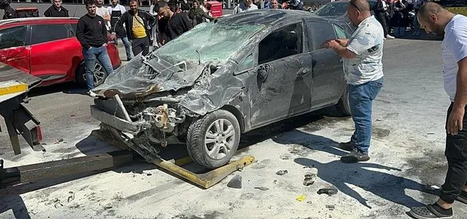 Ataşehir’de feci kaza! Direksiyon hakimiyetini kaybeden sürücü karşı şeride geçti