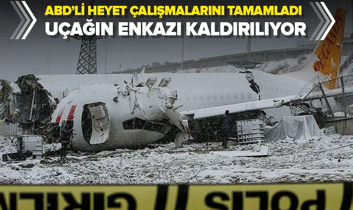 Son dakika: 3 kişinin öldüğü 180 kişinin yaralandığı Pegasus uçağının enkazı kaldırılıyor |Video