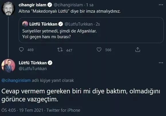 Millet İttifakı’ndaki kriz Twitter’a sıçradı! CHP’li Cihangir İslam ile İYİ Partili Lütfü Türkkan birbirine girdi