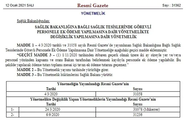 Son dakika: Sağlık çalışanlarına ek ödeme müjdesi! İki ay süreyle... - 5