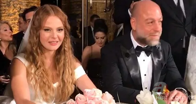 Naz Elmas Erol Özmandıracı ile görkemli düğünle evlendi 7