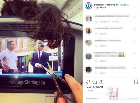 Son dakika: Uçakta akılalmaz olay! Saçından tutup yaka paça attılar 12