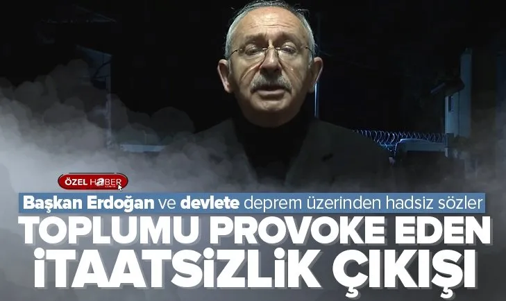 Kılıçdaroğlu’ndan Başkan Erdoğan’a hadsiz sözler