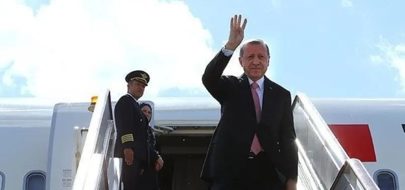 Başkan Erdoğan Azerbaycan'dan ayrıldı
