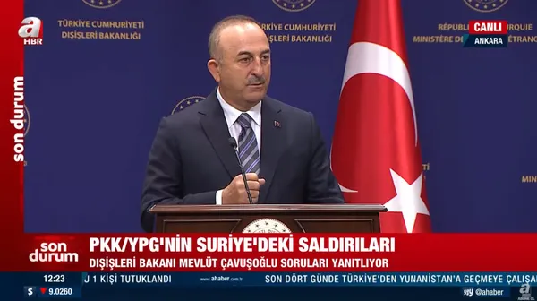 Son dakika: Dışişleri Bakanı Mevlüt Çavuşoğlu'ndan PKK'nın Suriye'deki saldırıları hakkında açıklama - 2