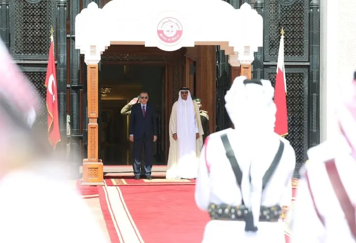 Cumhurbaşkanı Erdoğan, Katar’da Diriliş Ertuğrul oyuncularıyla sohbet etti