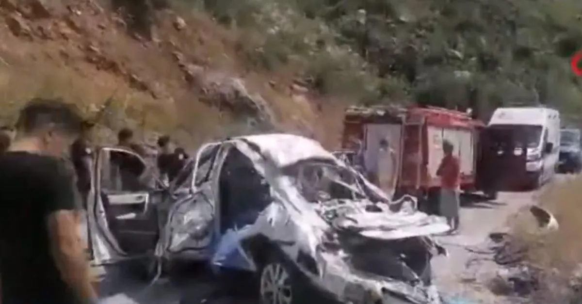 Bayram yolunda feci kaza