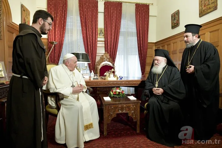 Son dakika: Yüzüne haykırdı: Papa sen bir kafirsin! Ortodoks rahip yaka paça gözaltına alındı