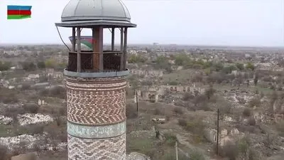 Ağdam’da 27 yıl sonra ilk kez ezan okundu