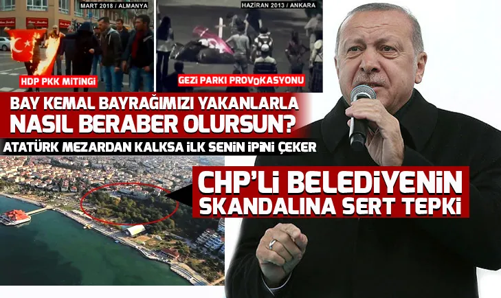 Başkan Erdoğan: Bay Kemal Atatürk mezarından kalksa ilk senin ipini çeker!