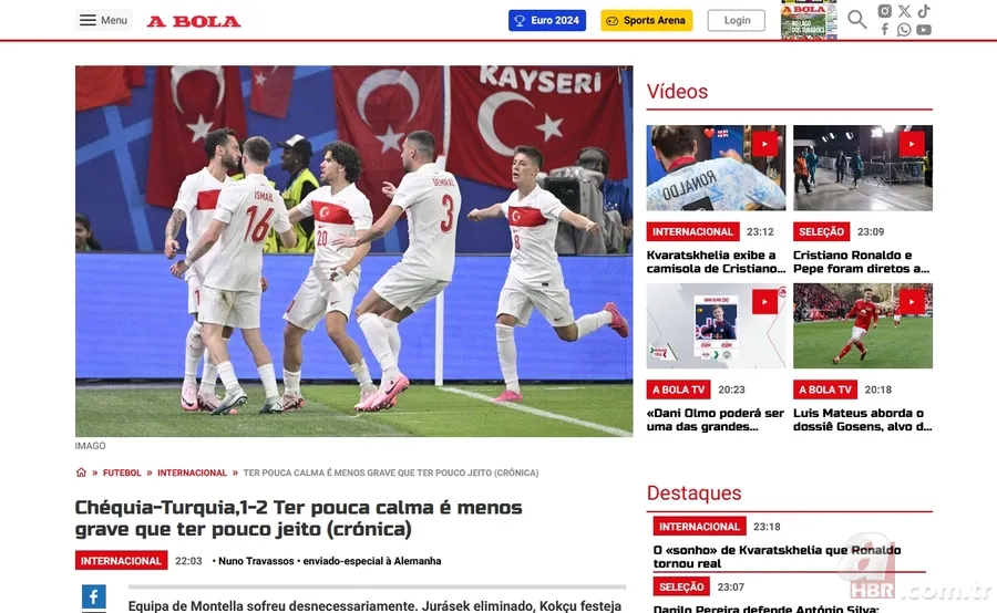 Türkiye Çekya'yı devirdi Avrupa'nın manşetlerini süsledi: Muhteşem Türkler... 5