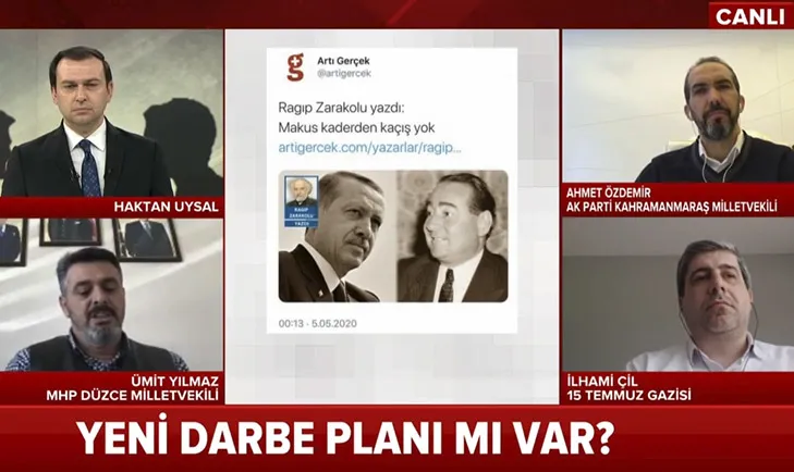 CHP ve medyasının darbe imalarına sert tepki! 15 Temmuz gazisi, AK Parti ve MHP Milletvekilleri A Haber'e konuştu