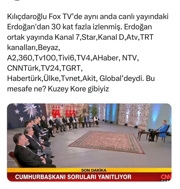 cumhurbaskani-ozel-yayini-izleme-rekoru-kirdi-reytinglerde-de-4e-katladi-fondas-medya-cildirdi-1683977383042.jpg Cumhurbaşkanı özel yayını izlenme rekoru kırdı! Reytinglerde de 4'e katladı: Fondaş medya çıldırdı