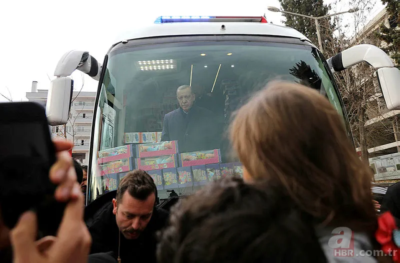 Başkan Erdoğan Kahramanmaraş'ta AFAD çarşısını ziyaret etti 1