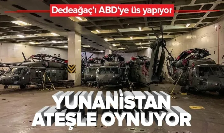Yunanistan Dedeağaç'ı ABD'ye üs yapıyor