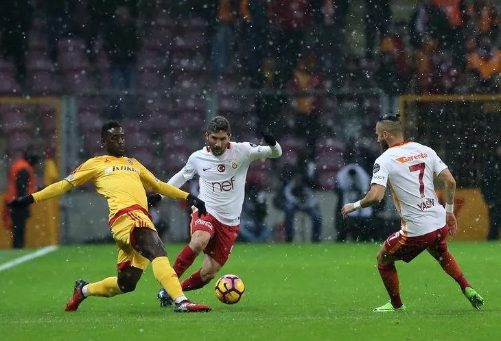 Galatasaray - Kayserispor maçından kareler