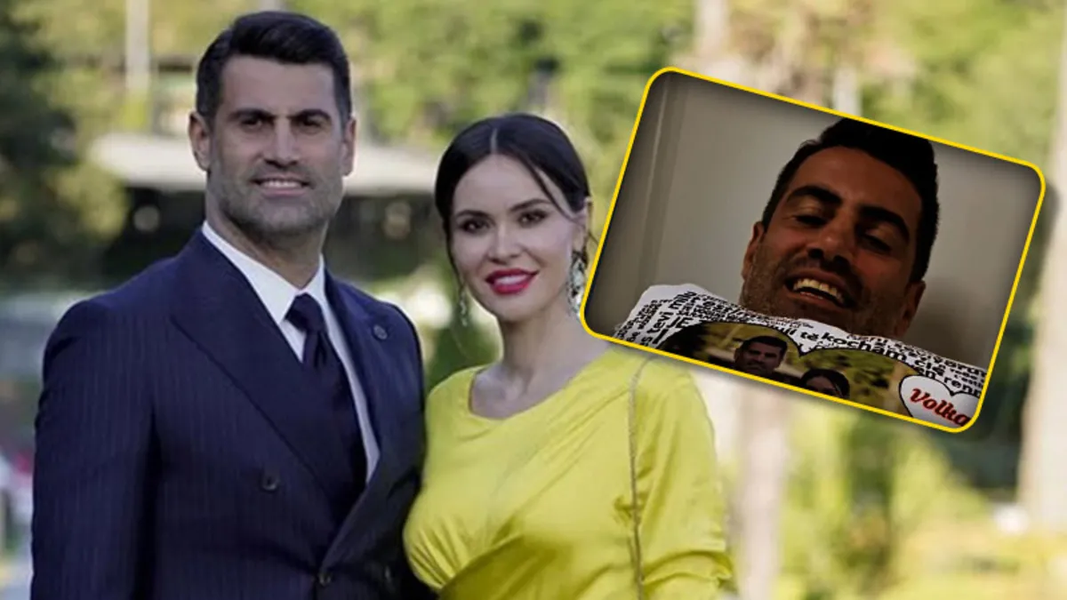 Volkan Demirel'den eşi Zeynep Demirel'e şarkılı kutlama!