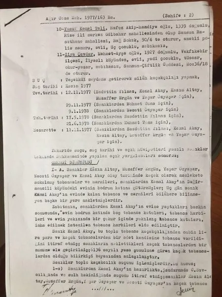 CHP’li Engin Altay’ın babası silah kaçakçılığından hapis cezası almış!