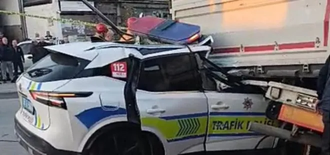 Manisa'da korkunç kaza! 1 polis şehit oldu