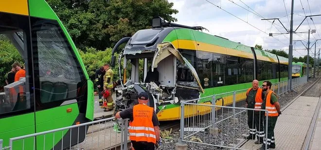 Polonya’da tramvay kazası! 5’i ağır 31 kişi yaralandı