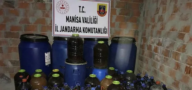 Son dakika: Manisa’da 4 bin 200 litre kaçak içki ele geçirildi