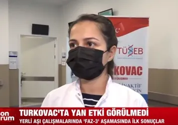 Turkovac’ta yan etki görülmedi