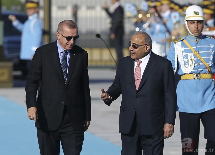 Başkan Erdoğan, Irak Başbakanı Abdulmehdi'yi resmi törenle karşıladı 16