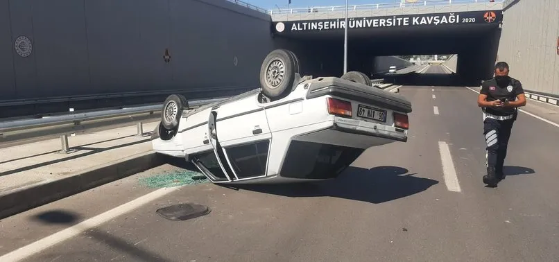 Adıyaman'dan korkunç kaza! Kontrolden çıktı takla attı