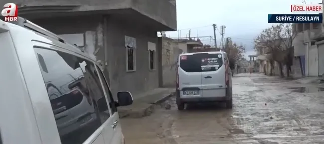 A Haber ekibi Resulayn’da Ahmet Çalık hayır konvoyunu görüntüledi