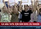 İlk ara tatil için son ders