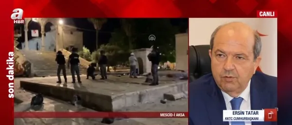 KKTC Cumhurbaşkanı Ersin Tatar: Mescid-i Aksa yaşananlar bize Kıbrıs’ta yaşananları hatırlattı