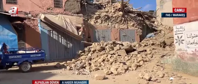 A Haber depremin merkez üssünde! Fas’ta 7 büyüklüğündeki depremde can kaybı artıyor