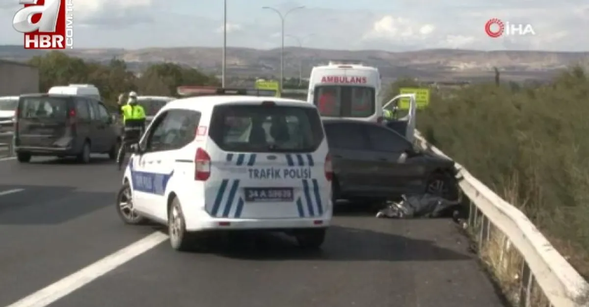 Büyükçekmece TEM Otoyolunda trafik kazası!