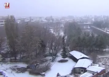Kars'a mevsimin ilk karı