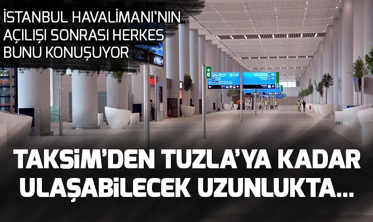 İstanbul Havalimanına 42 kilometrelik bagaj sistemi