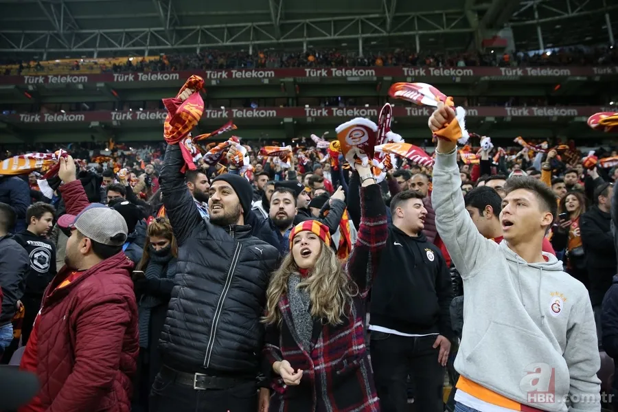 Galatasaray - Antalyaspor maçından kareler 19