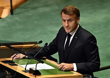 BM Genel Kurulu'nda tarihi anlar! Fransa Cumhurbaşkanı Macron Filistin Devleti'ni tanıdı