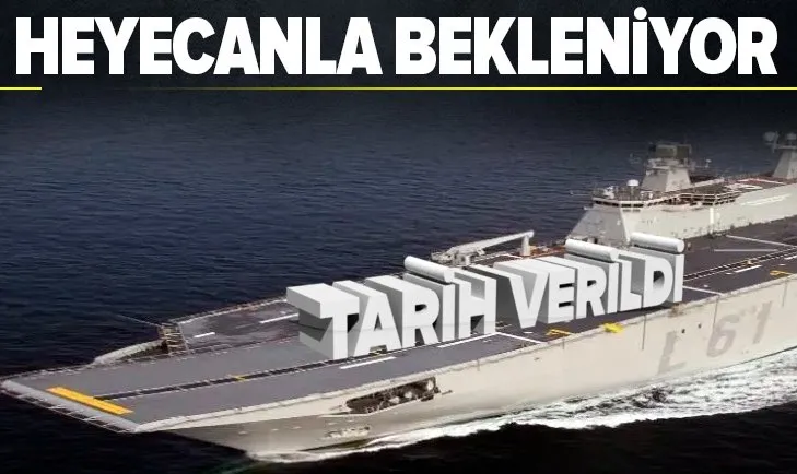 Türkiye'nin uçak gemisi TCG Anadolu için müjdeli haber! Dünyanın beklediği gemi için tarih verildi